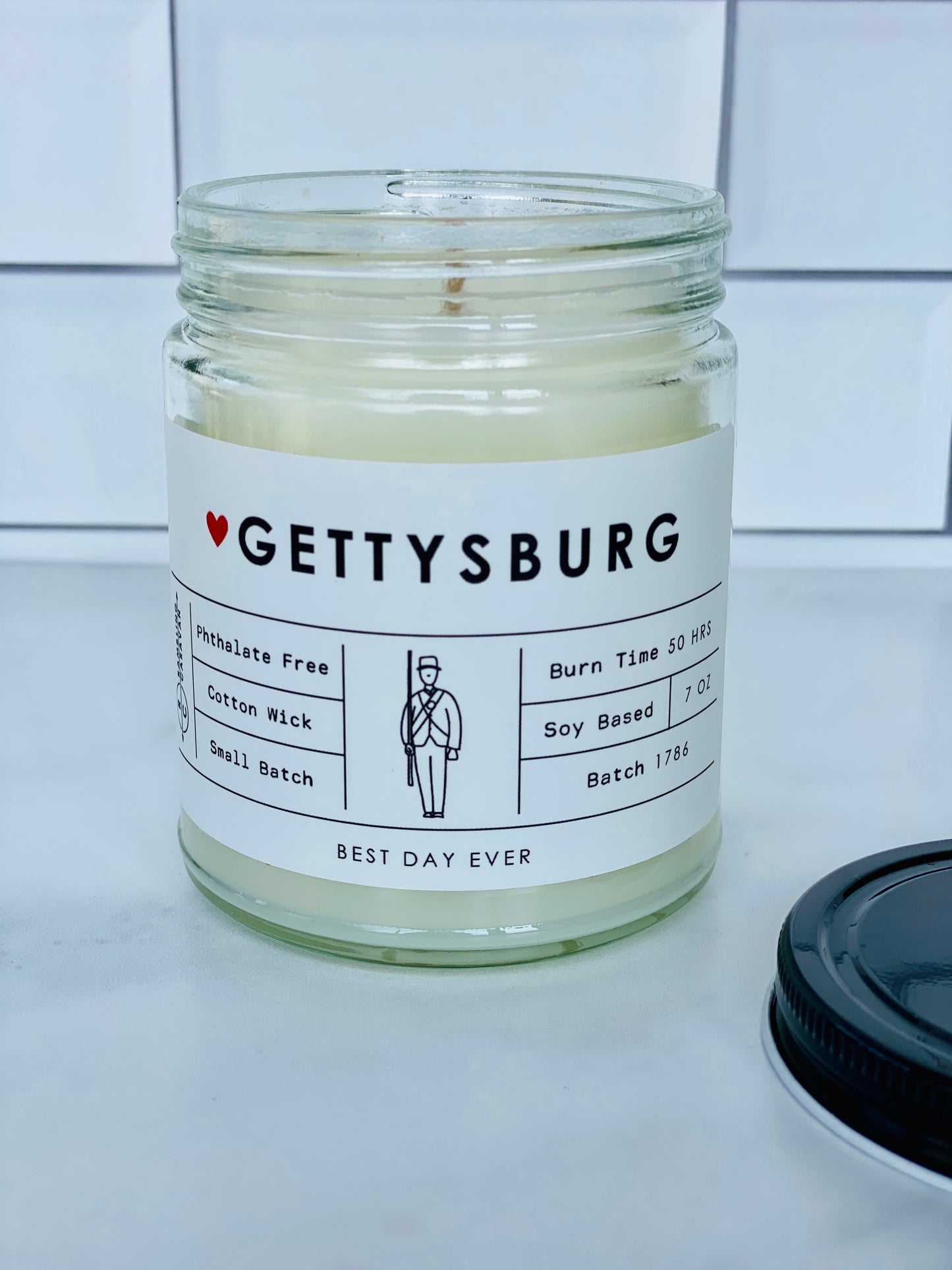 Gettysburg, PA Candle