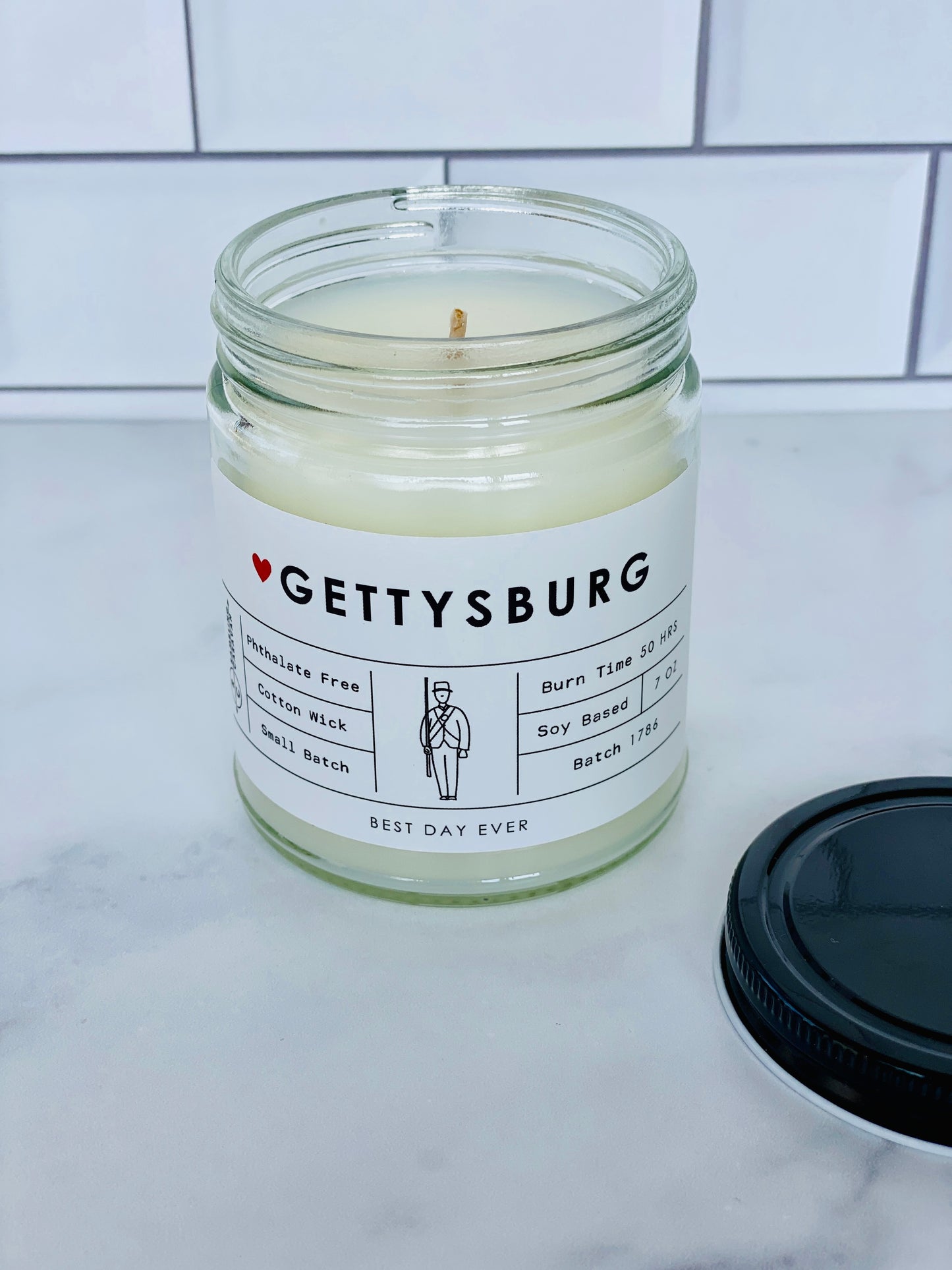 Gettysburg, PA Candle