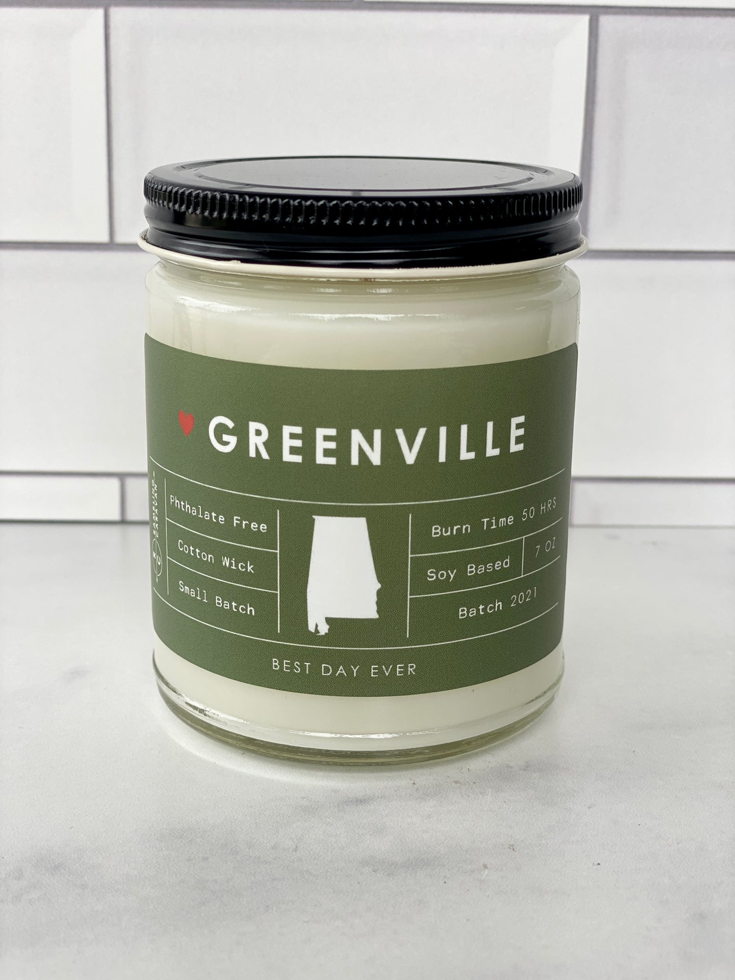 Greenville, AL Candle