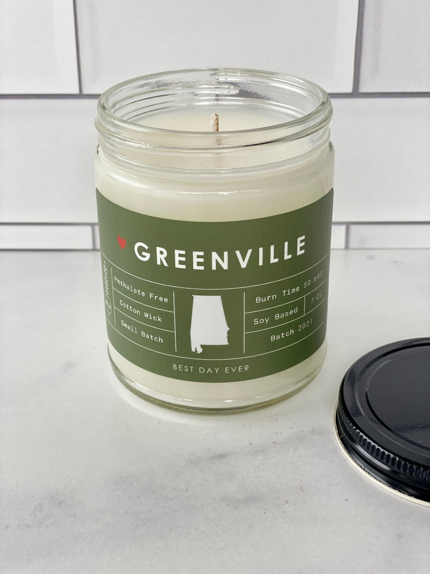 Greenville, AL Candle