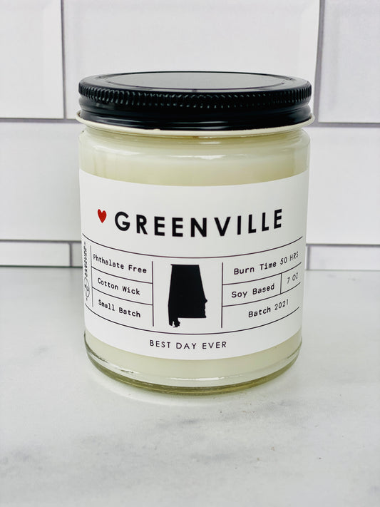 Greenville, AL Candle