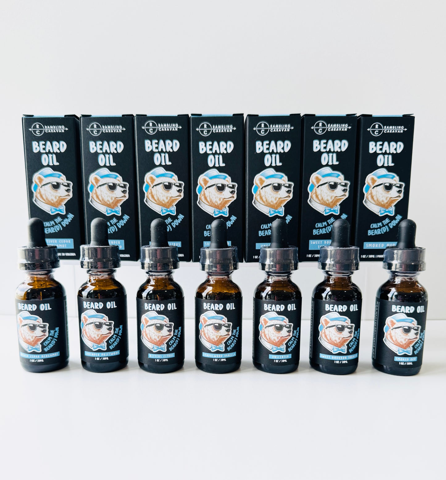 Beard Oil - Sandalwood Vanilla - Calm the BEAR(D) Down