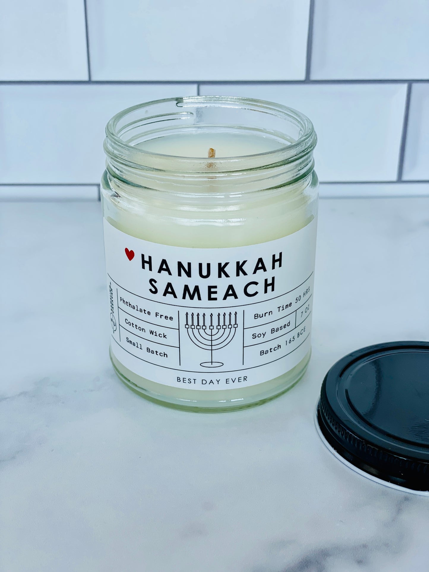 Hanukkah Sameach Candle