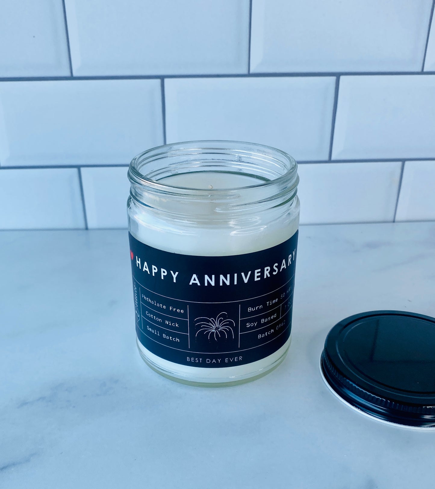 Happy Anniversary Candle