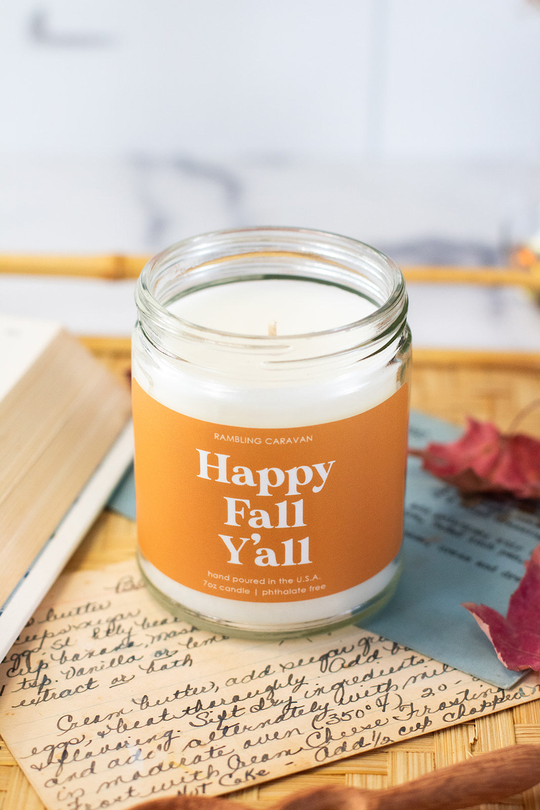 Happy Fall Y'all Candle