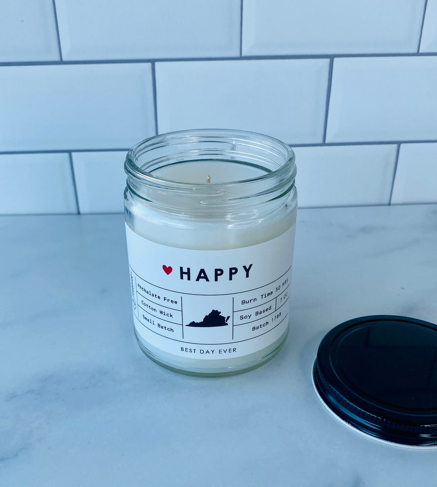 Happy (Virginia) Candle