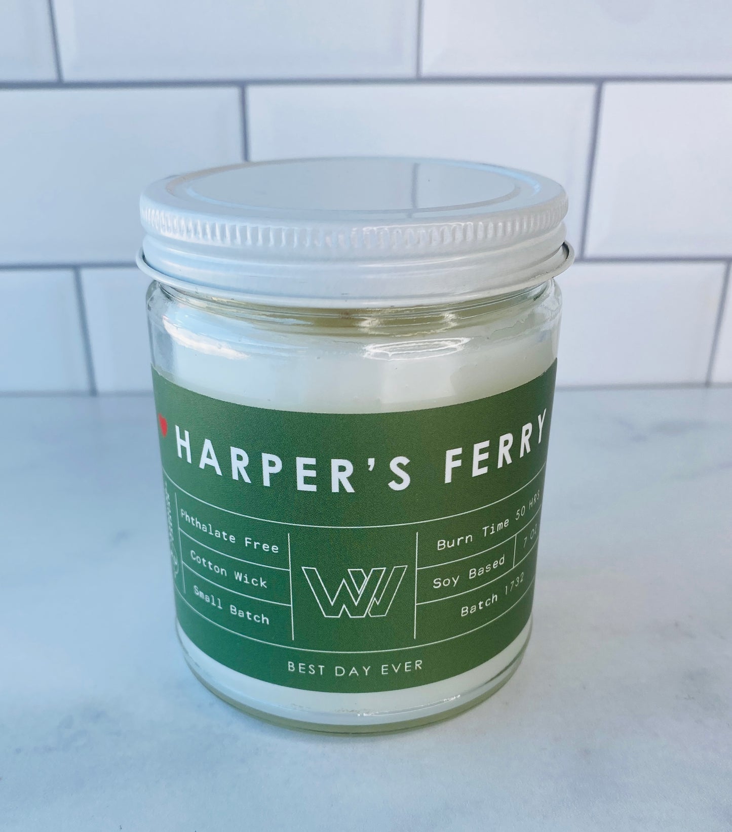 Harper's Ferry, WV Candle