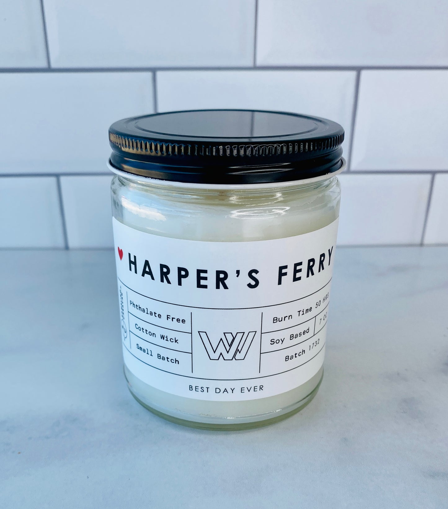 Harper's Ferry, WV Candle