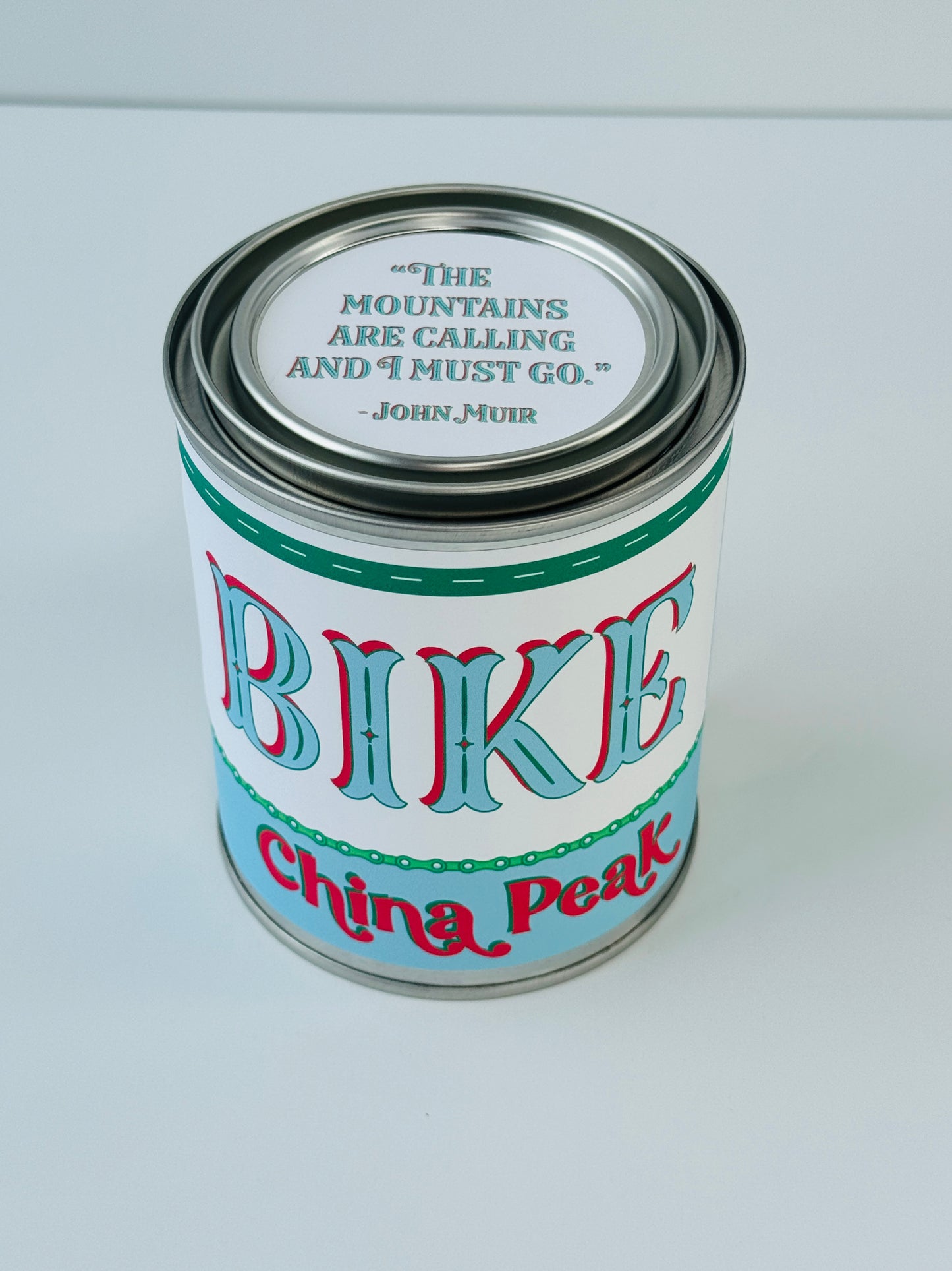 Bike China Peak - Paint Tin Candle