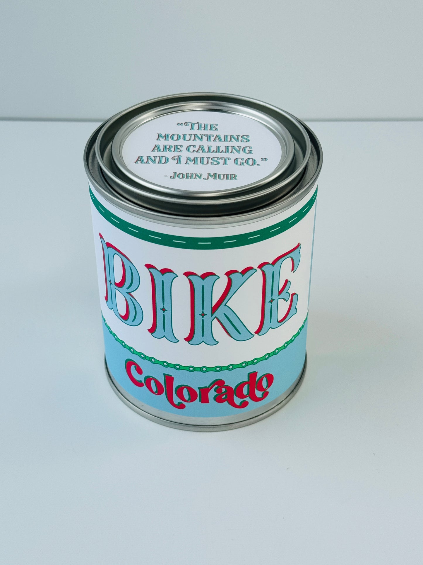 Bike Colorado - Paint Tin Candle