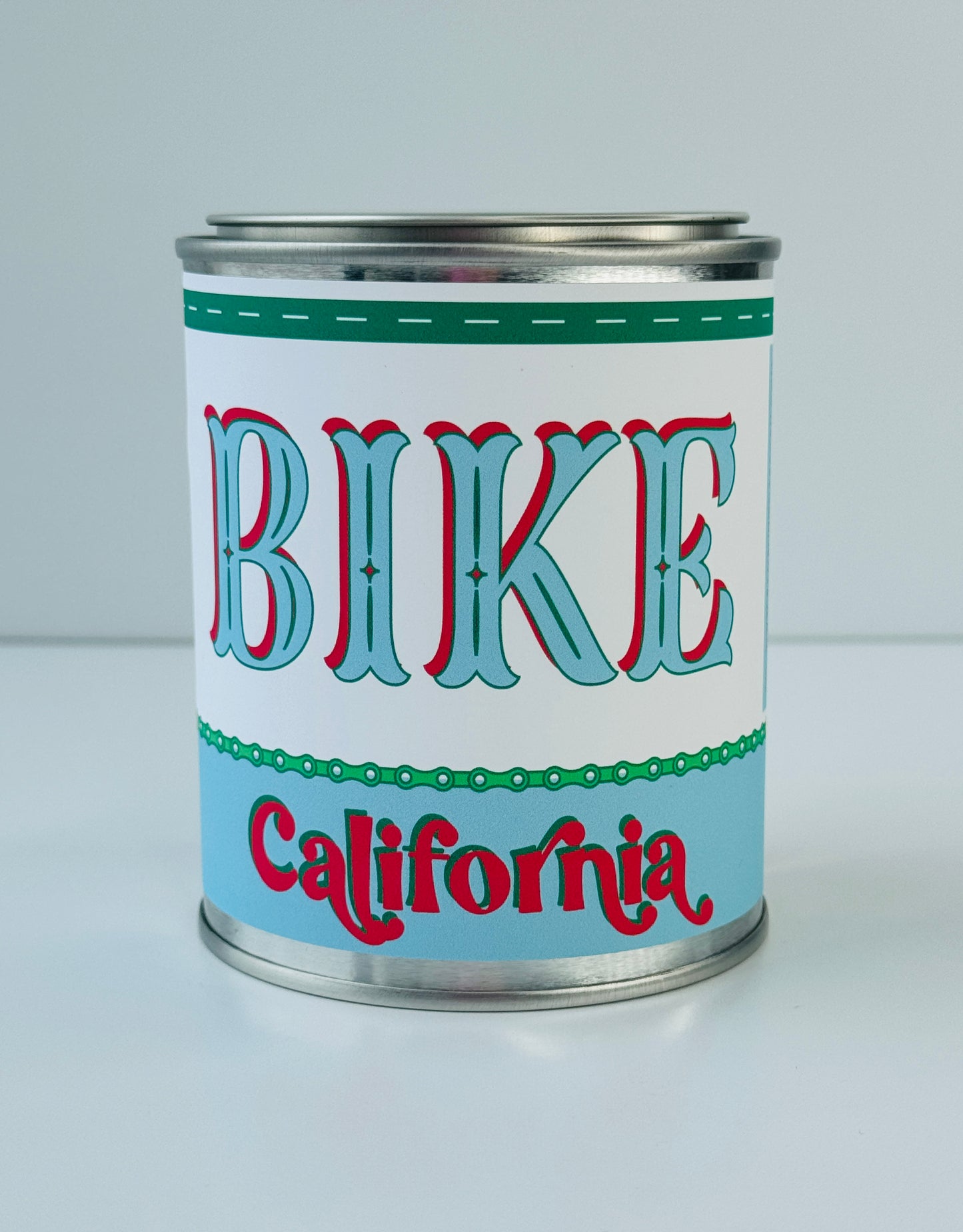 Bike California - Paint Tin Candle