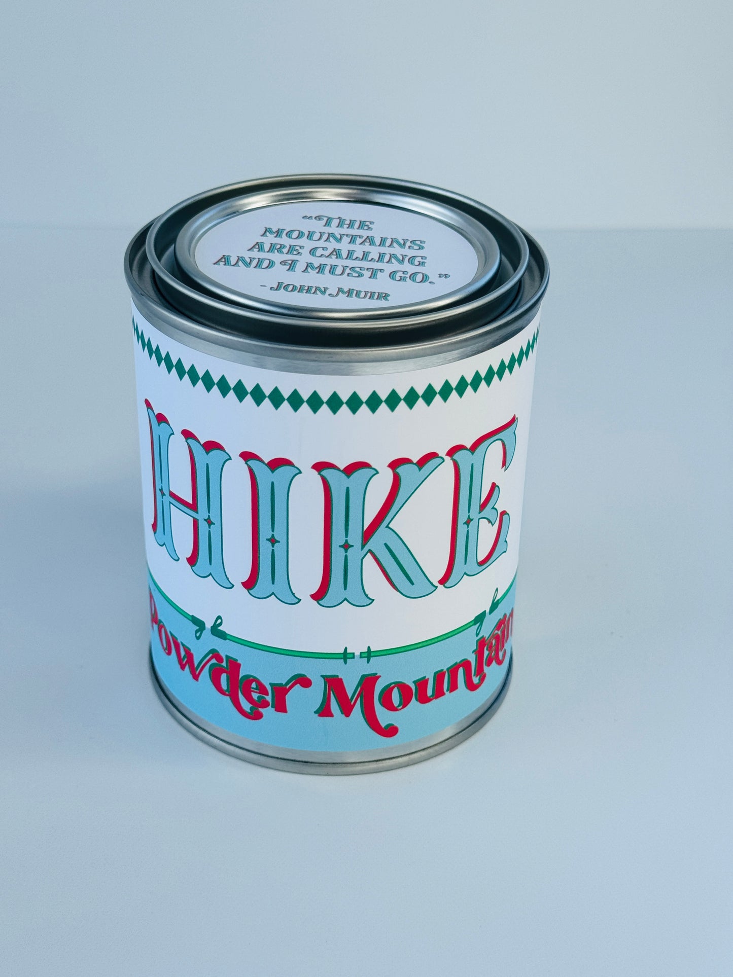 Hike Powder Mountain - Paint Tin Candle