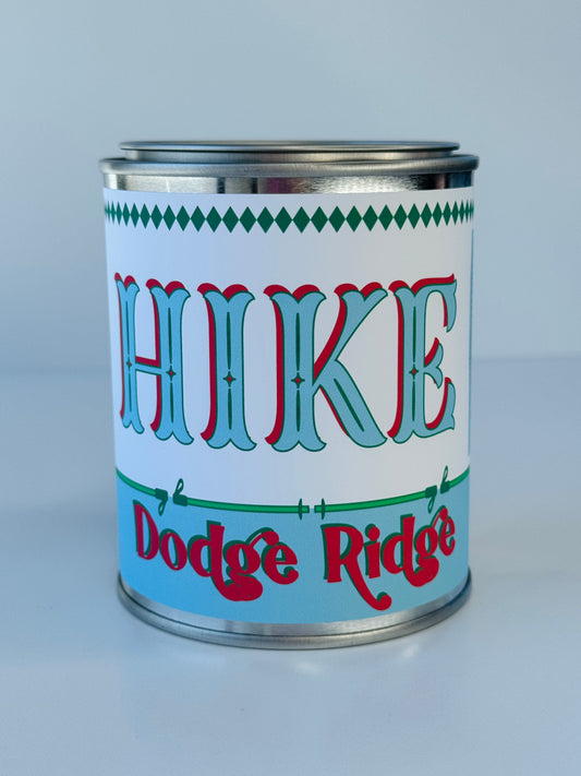 Hike Dodge Ridge - Paint Tin Candle