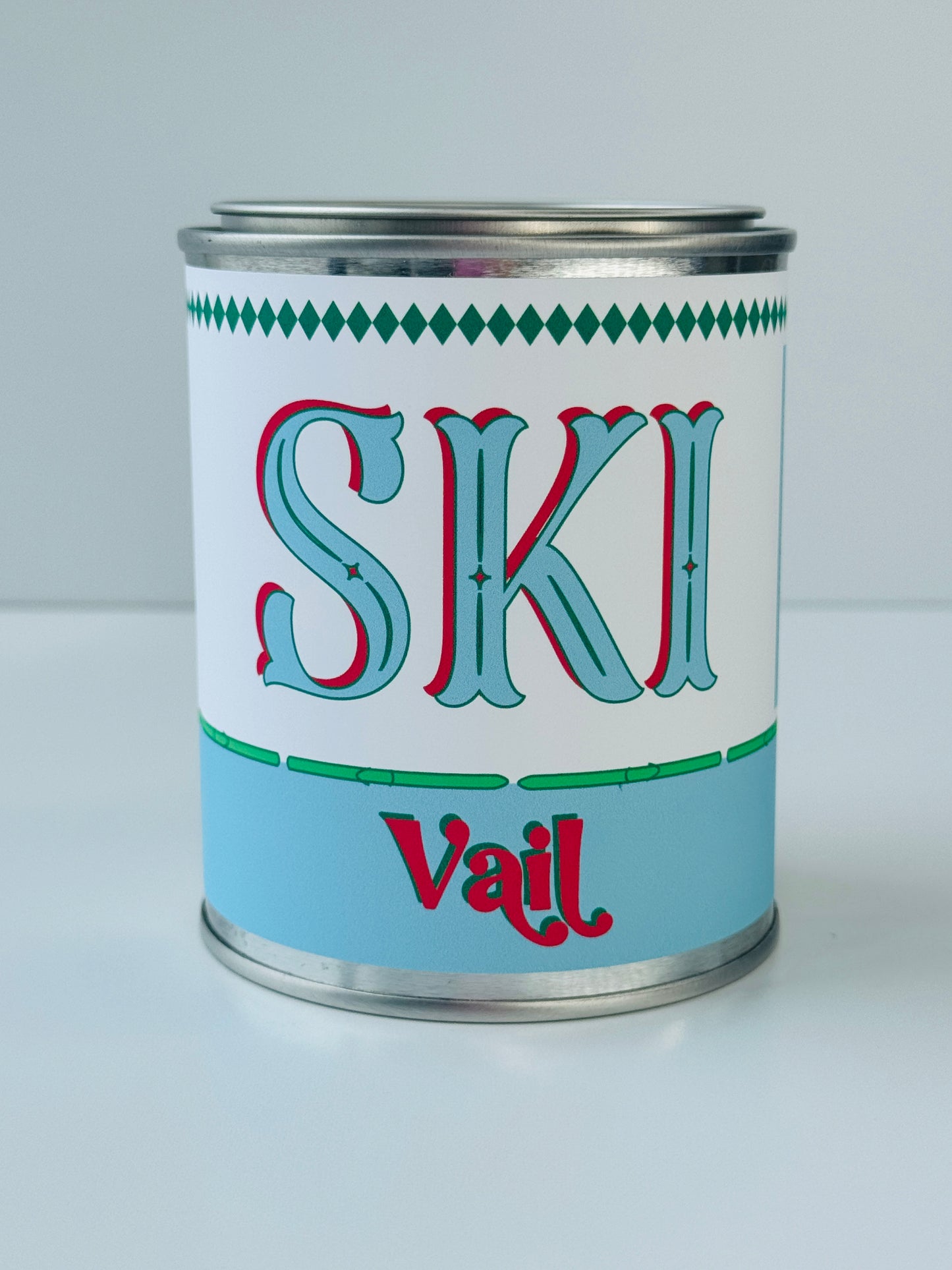 Ski Vail - Paint Tin Candle