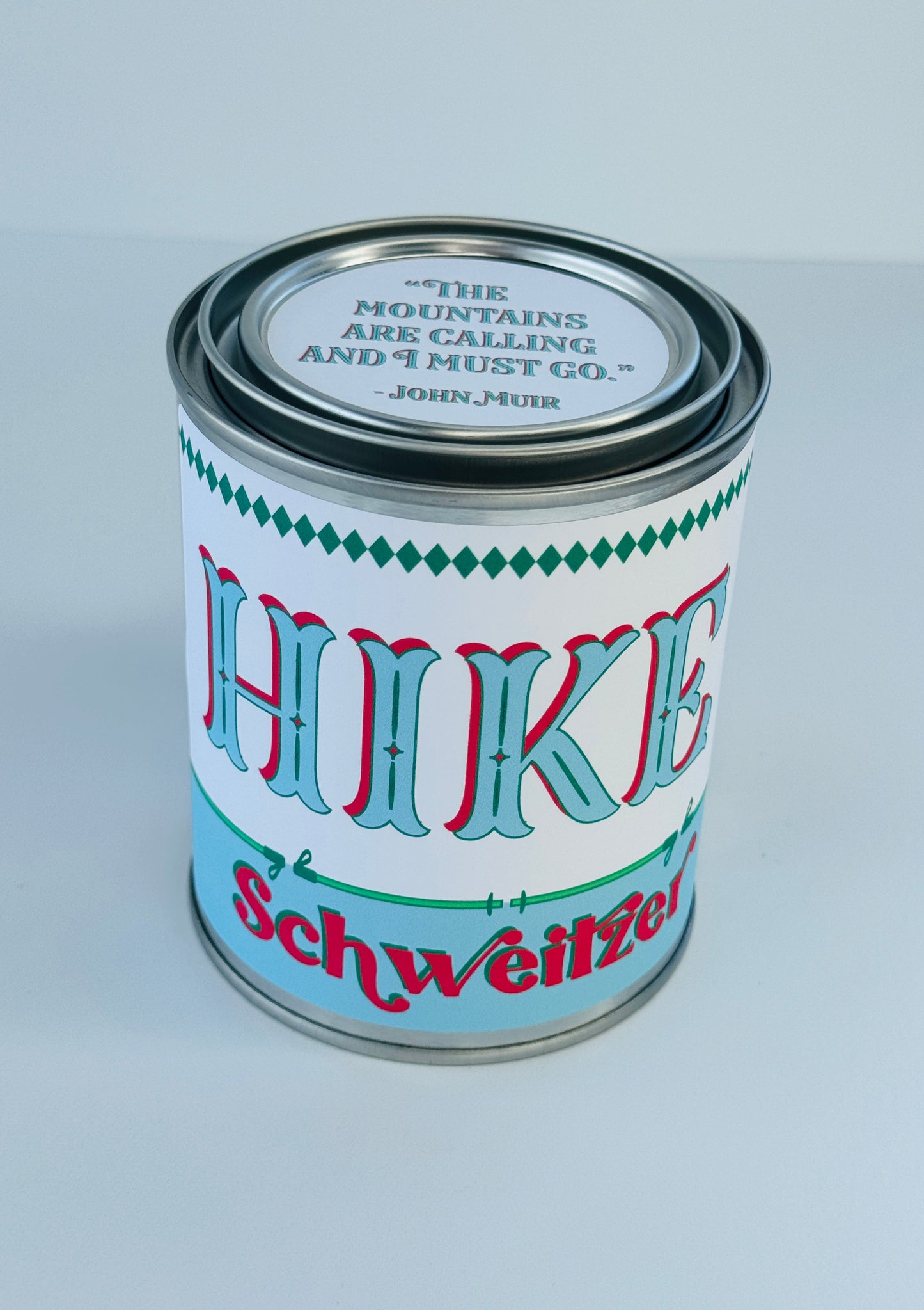 Hike Schweitzer - Paint Tin Candle