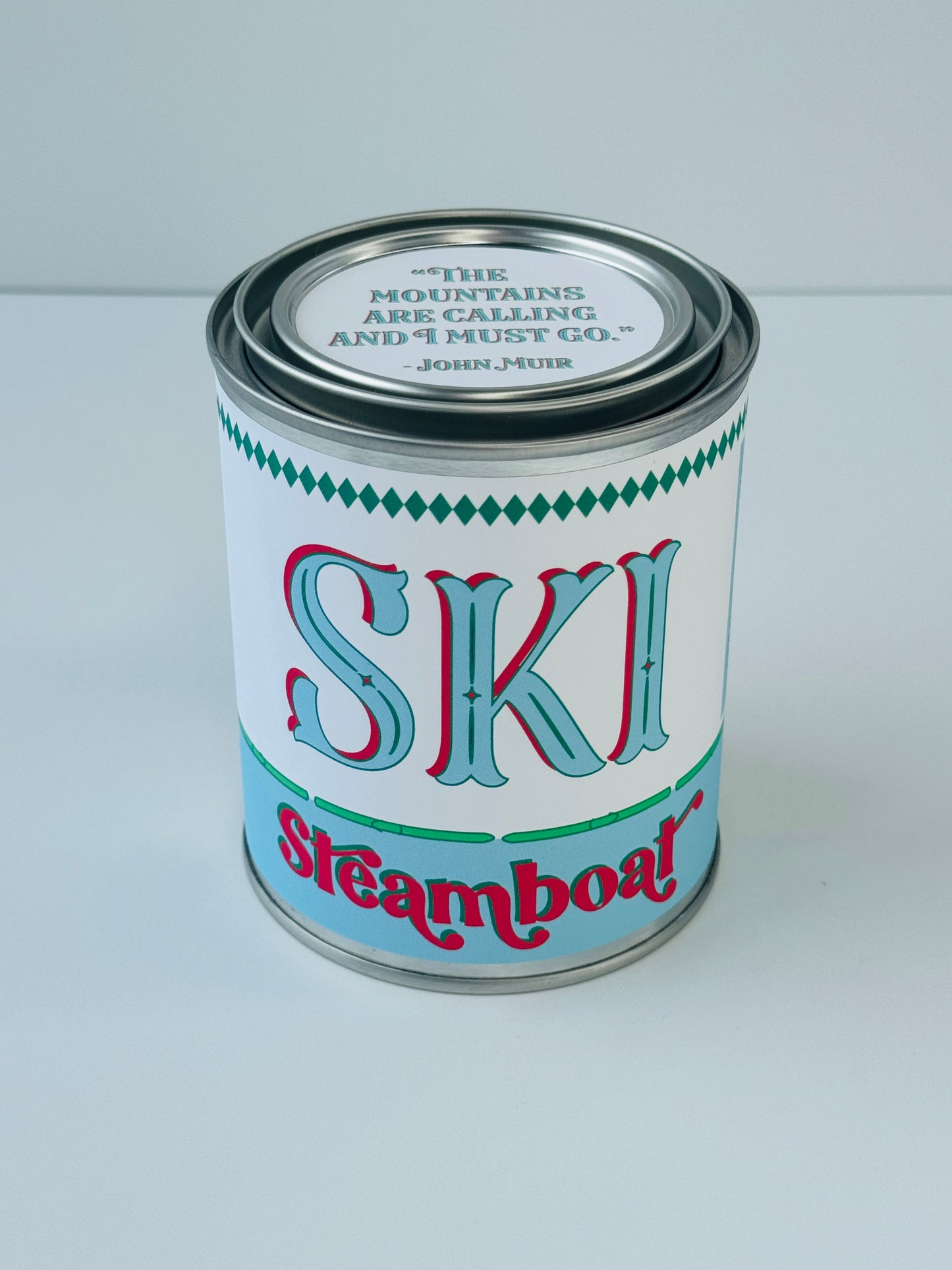 Ski Steamboat - Paint Tin Candle