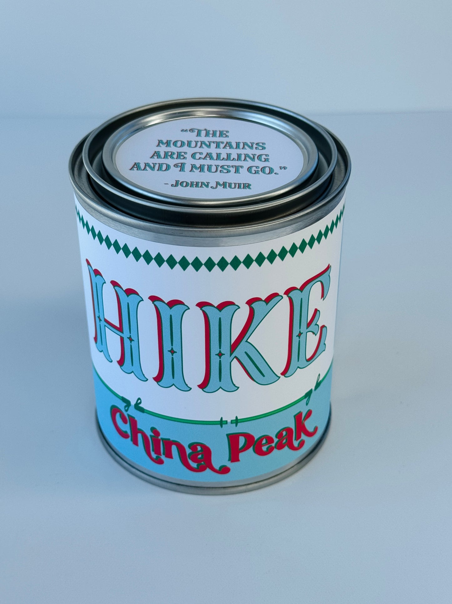 Hike China Peak - Paint Tin Candle