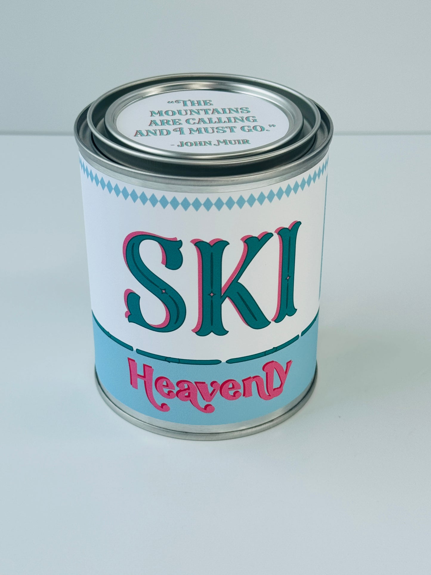 Ski Heavenly - Paint Tin Candle