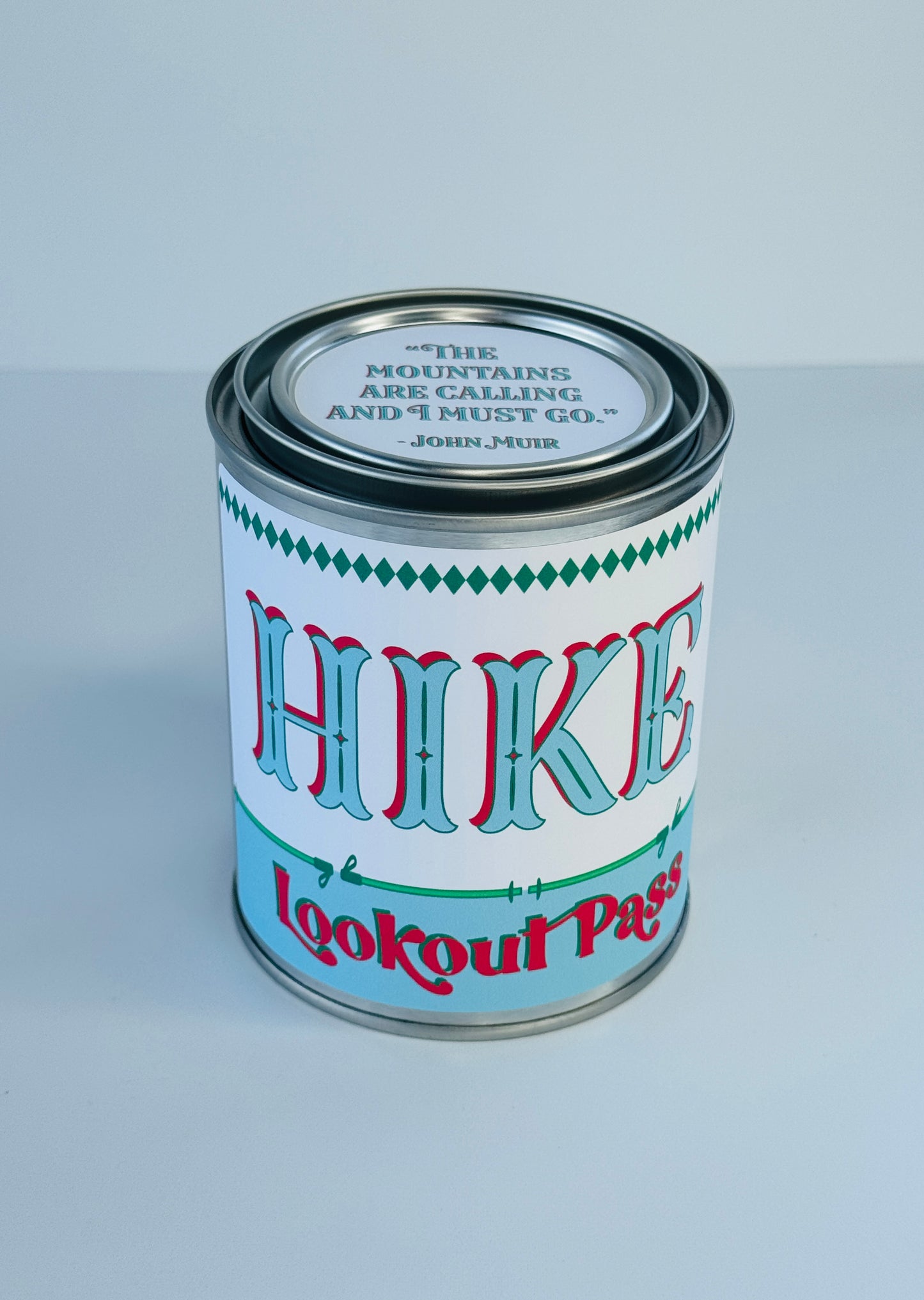 Hike Lookout Pass - Paint Tin Candle