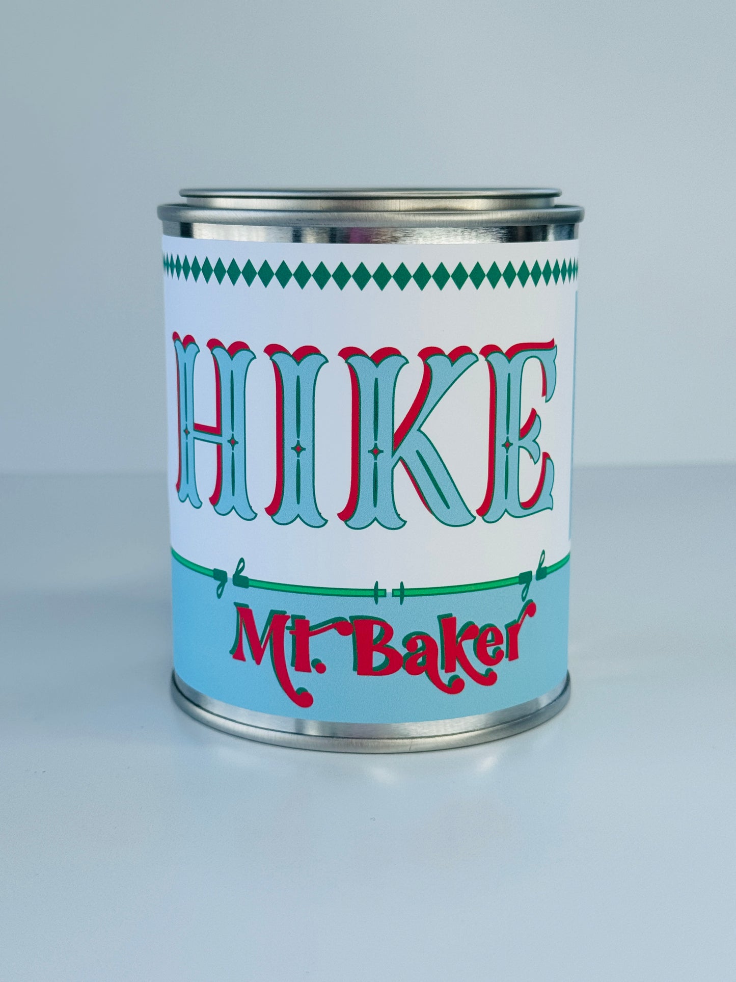 Hike Mt. Baker - Paint Tin Candle