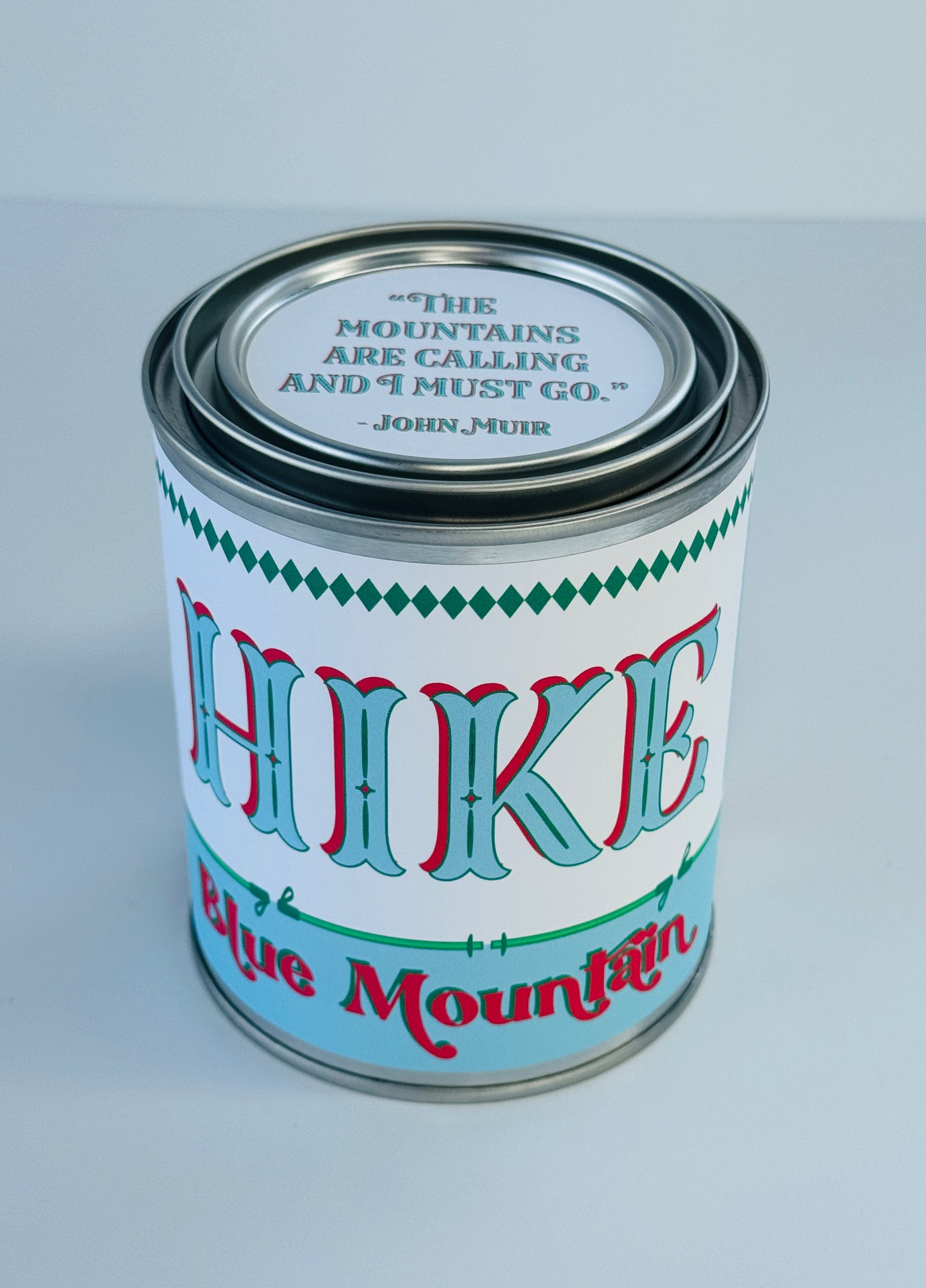 Hike Blue Mountain - Paint Tin Candle