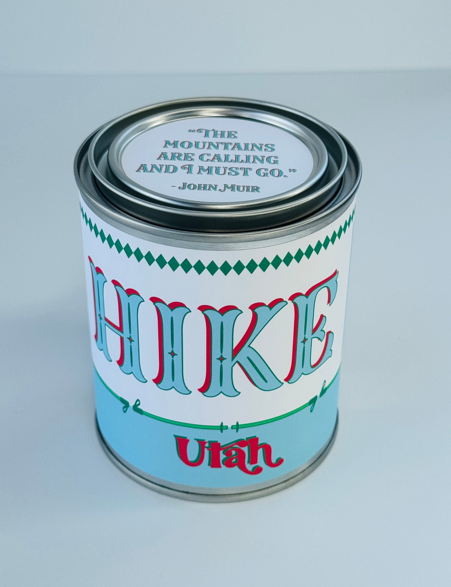 Hike Utah - Paint Tin Candle