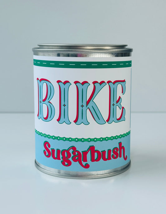 Bike Sugarbush - Paint Tin Candle