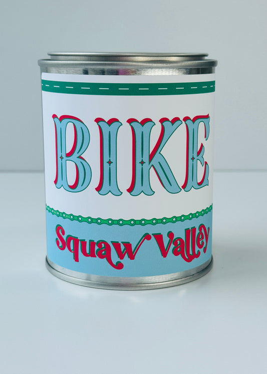 Bike Squaw Valley - Paint Tin Candle