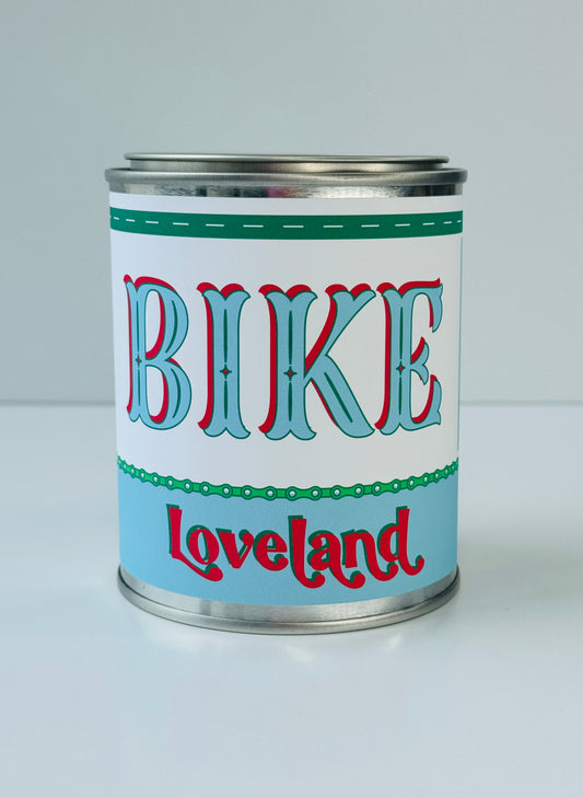 Bike Loveland - Paint Tin Candle