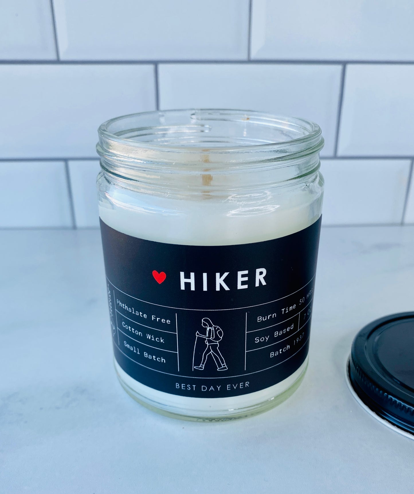 Hiker Candle