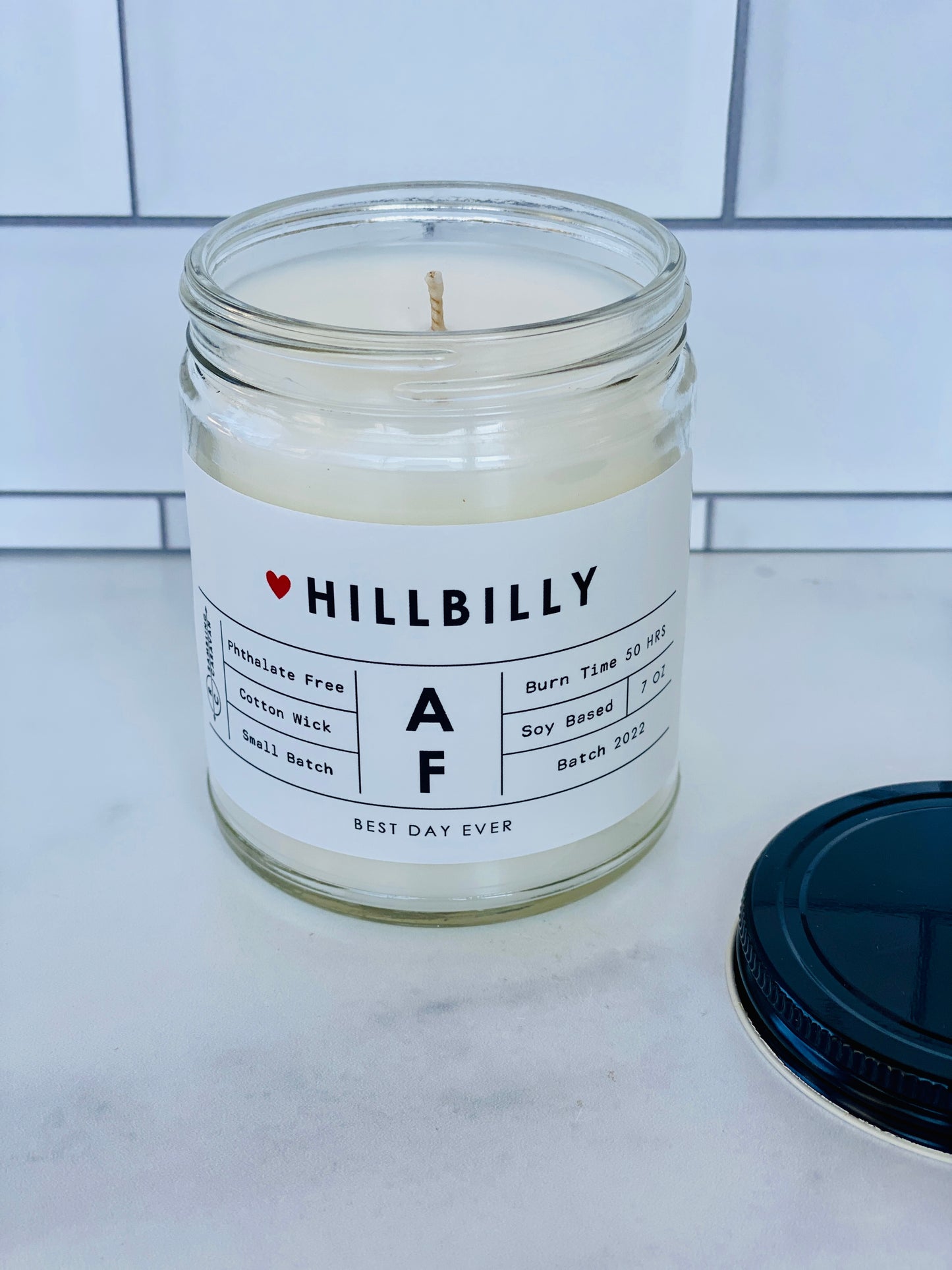 Hillbilly AF Candle