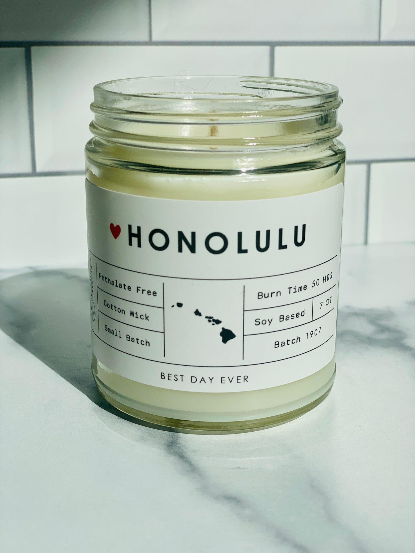 Honolulu, HI Candle
