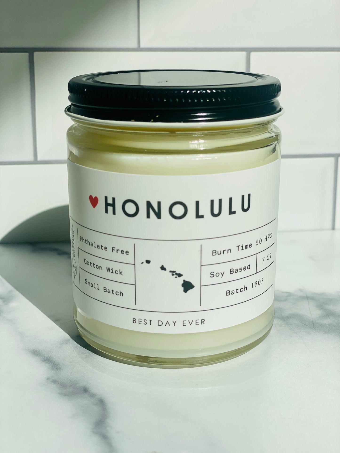 Honolulu, HI Candle