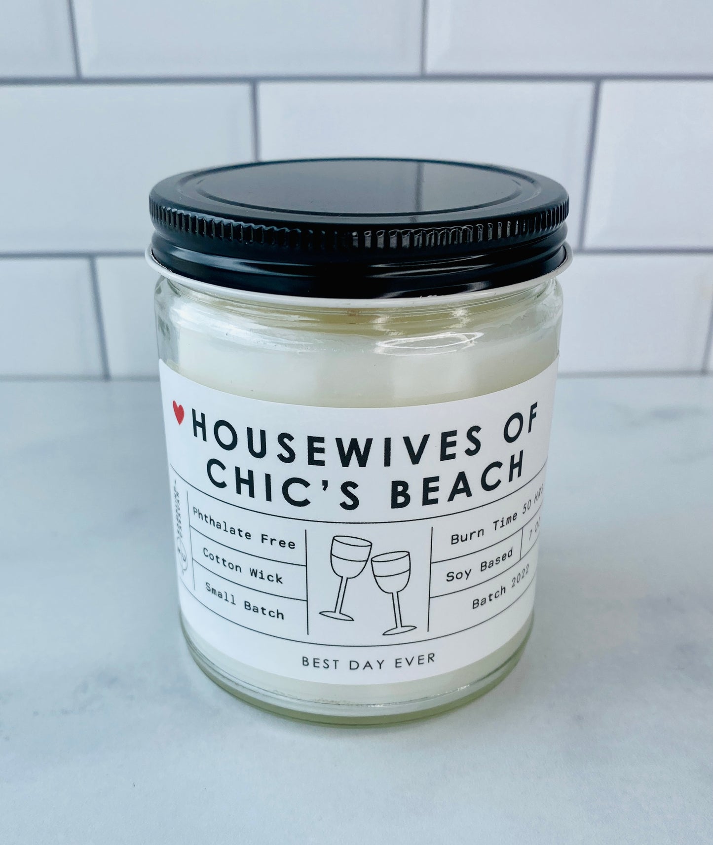 Housewives of Chic's Beach Candle