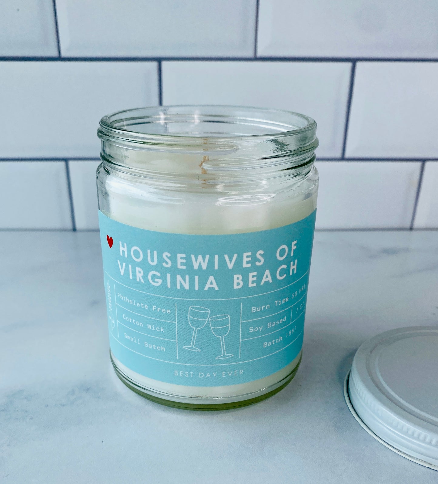 Housewives of Virginia Beach, VA Candle
