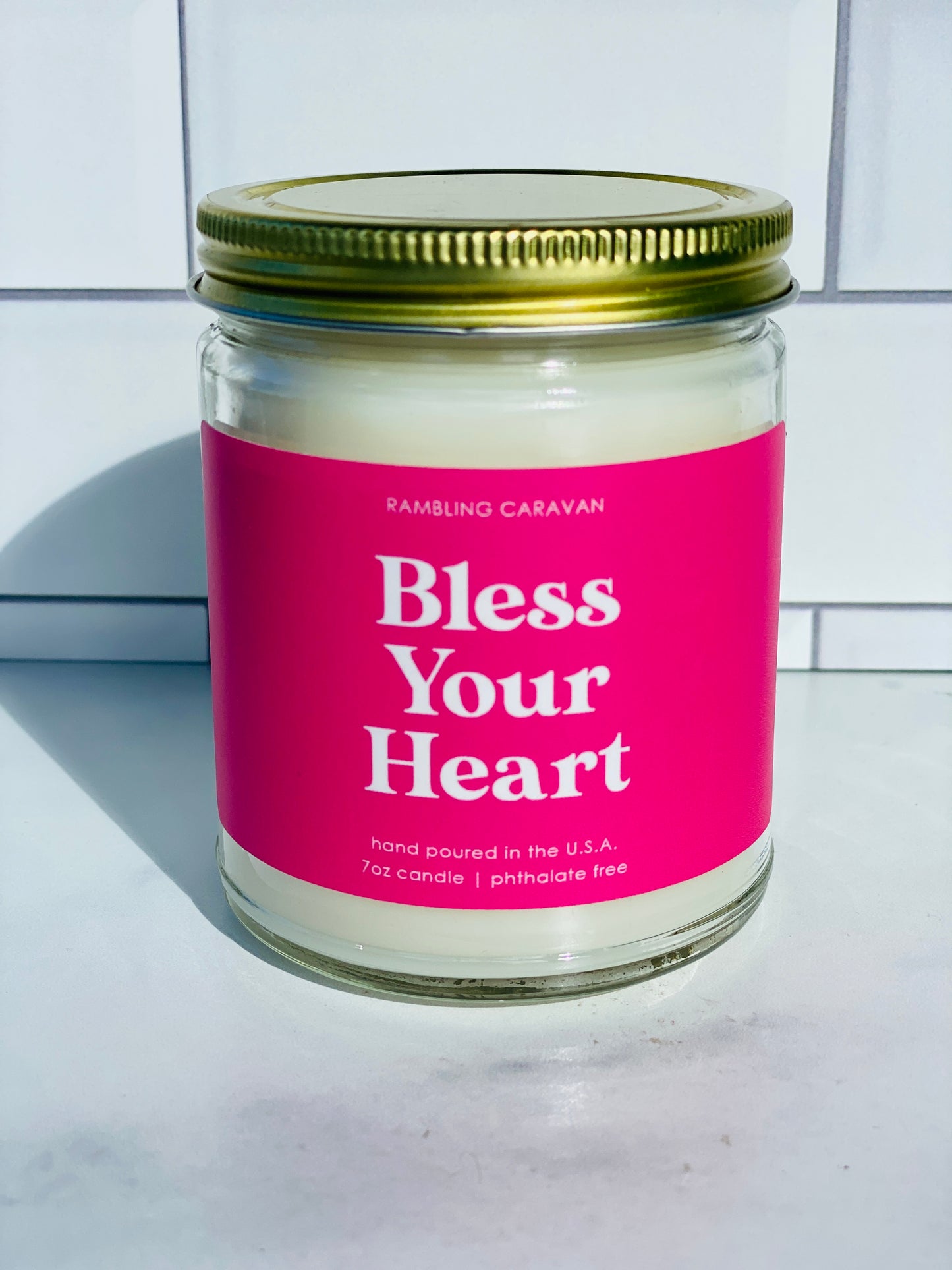 Bless Your Heart Candle