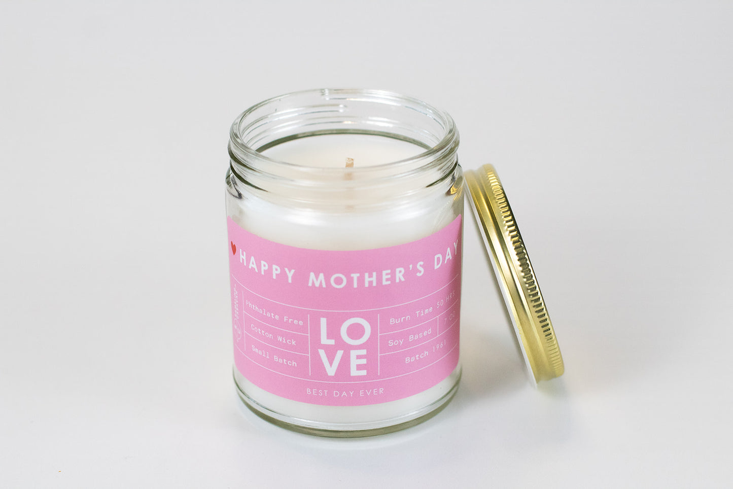 Happy Mother's Day Candle