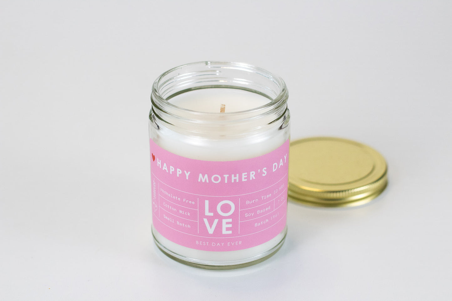 Happy Mother's Day Candle