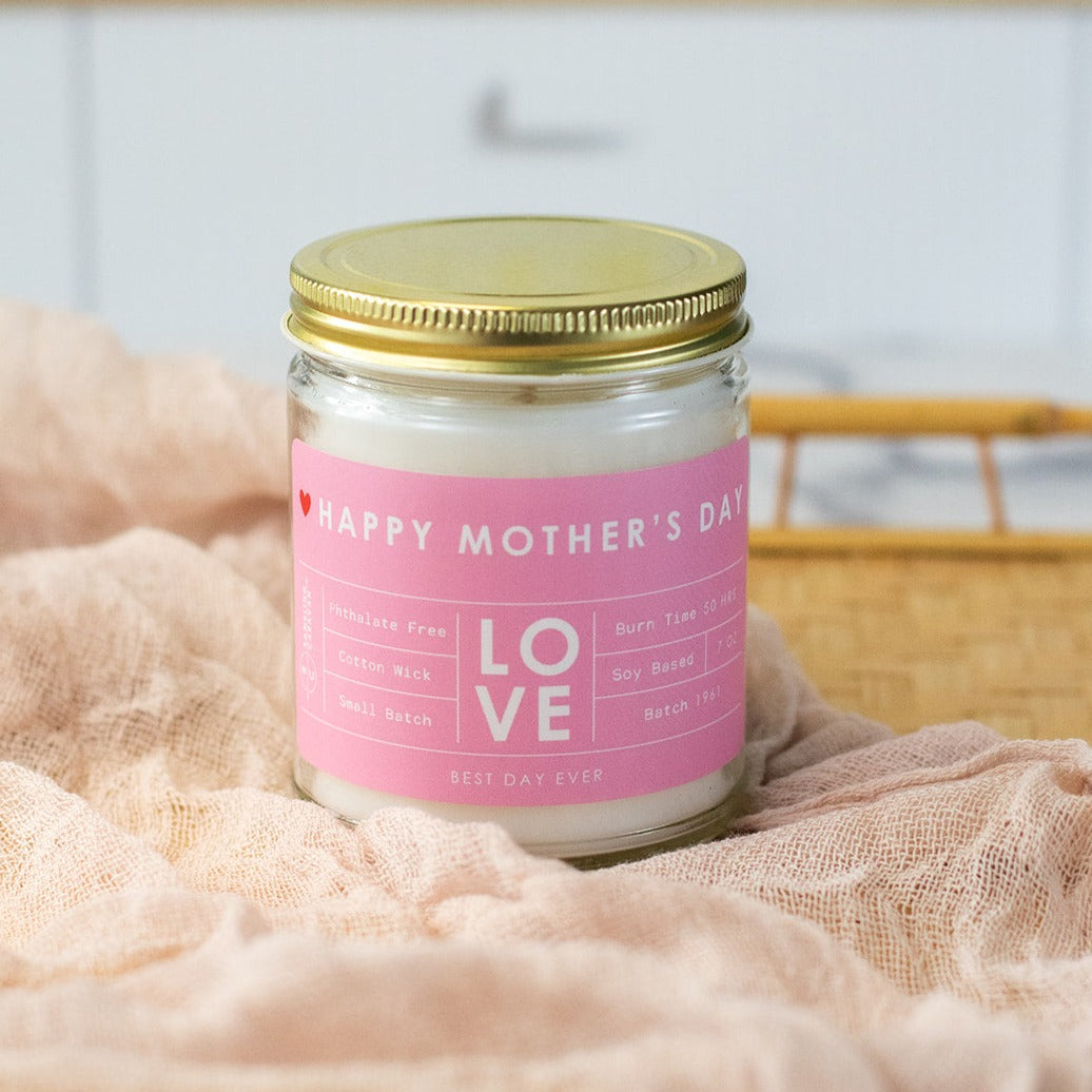 Happy Mother's Day Candle