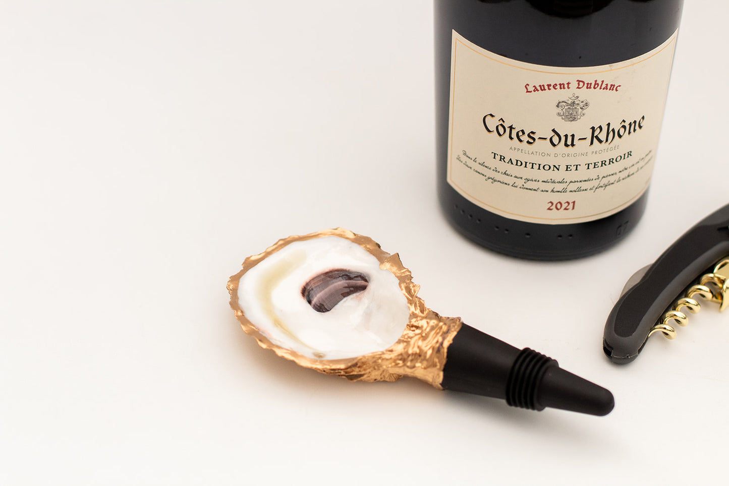 Oyster Shell Wine Stopper