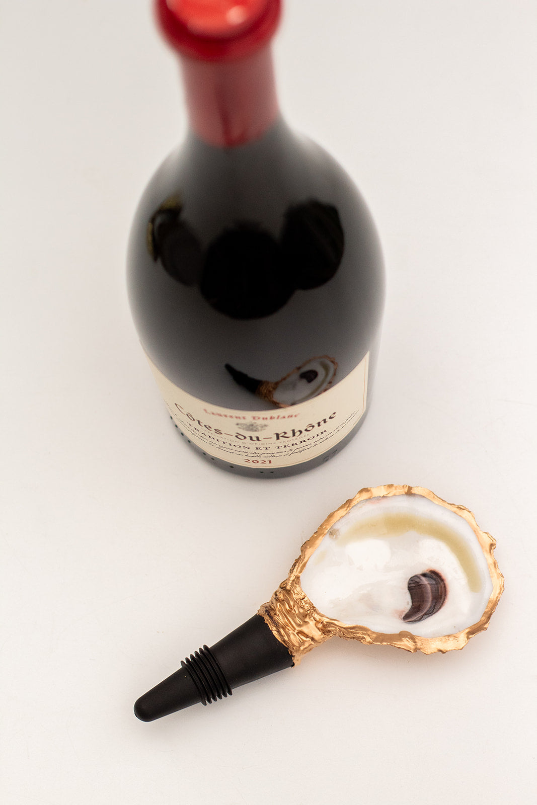 Oyster Shell Wine Stopper