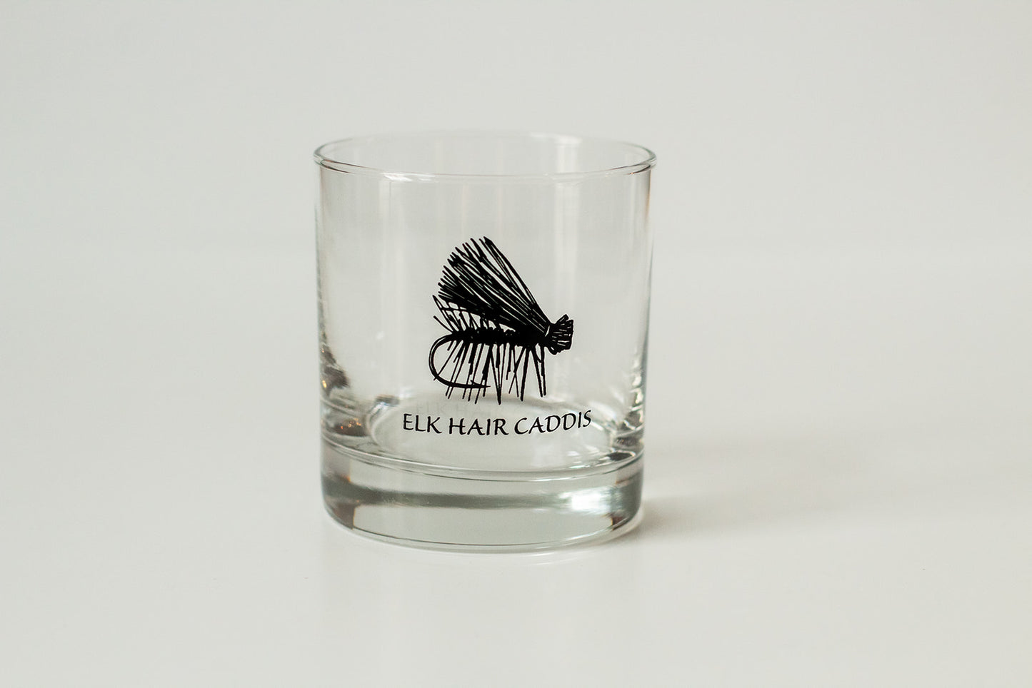 Fishing Whiskey Glass - Elk Hair Caddis