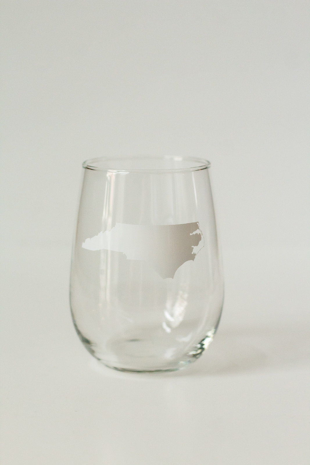 North Carolina (NC) Wine Glass