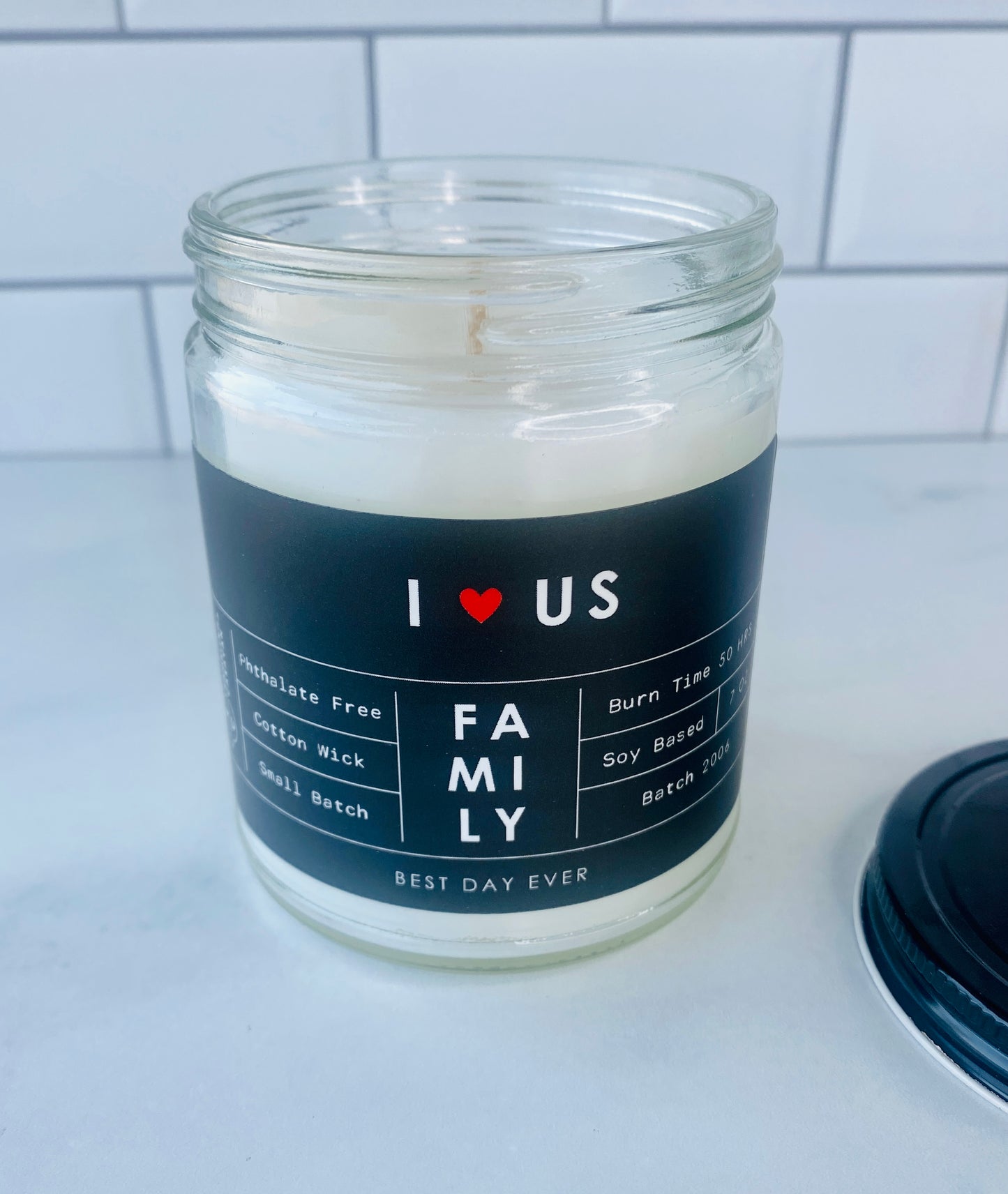 I ♥ (Love) Us Candle