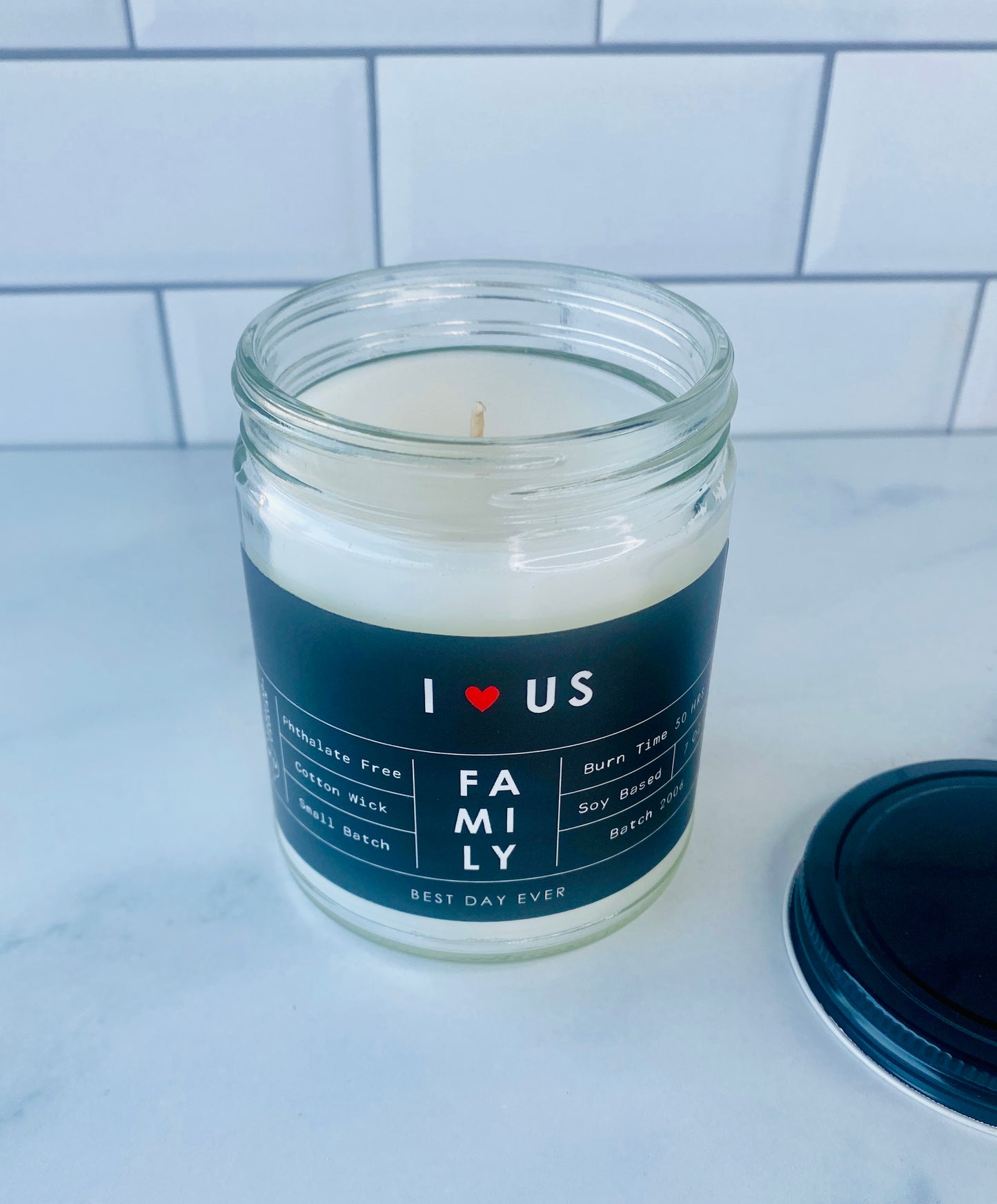 I ♥ (Love) Us Candle