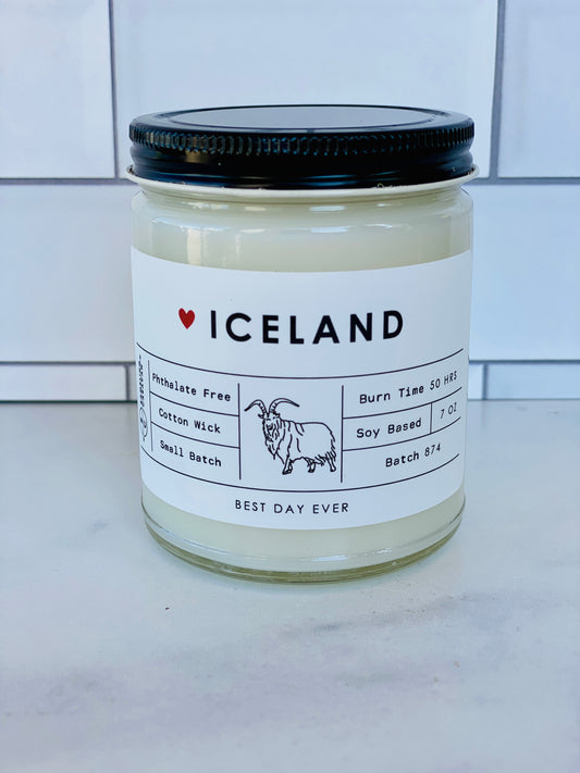 Iceland Candle