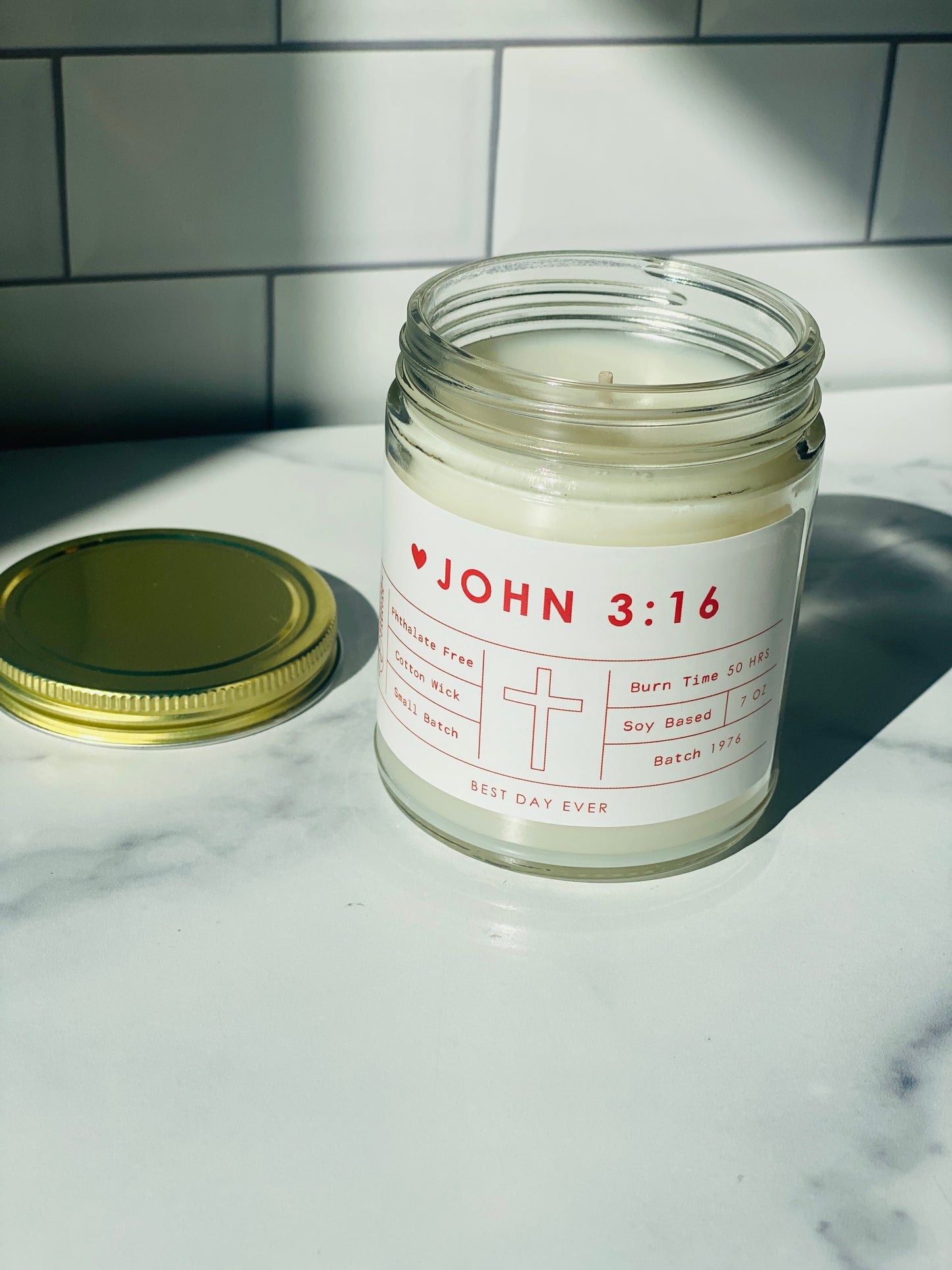 John 3:16 Candle