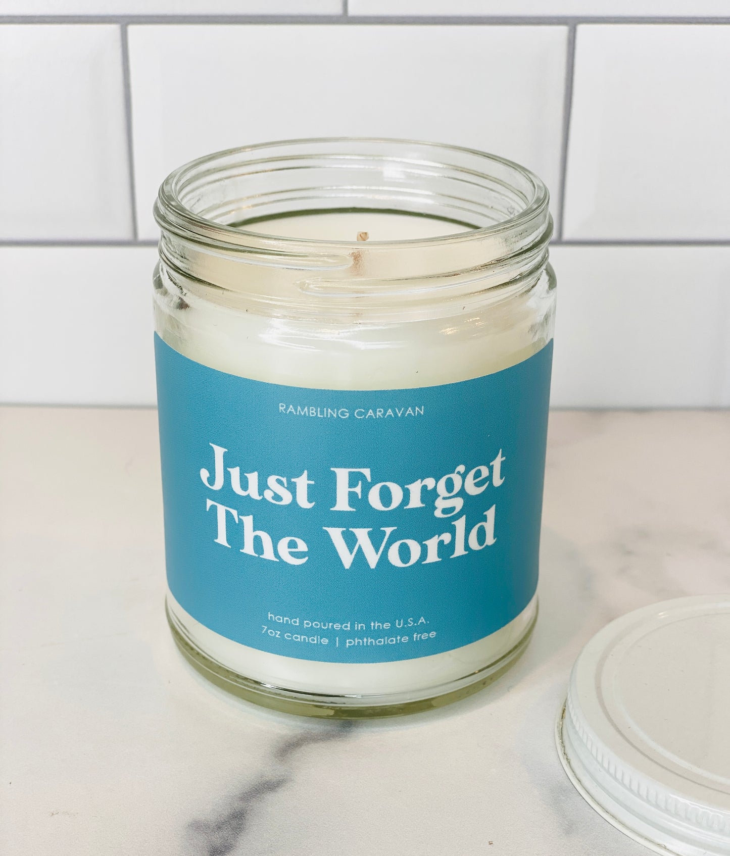 Just Forget The World Candle