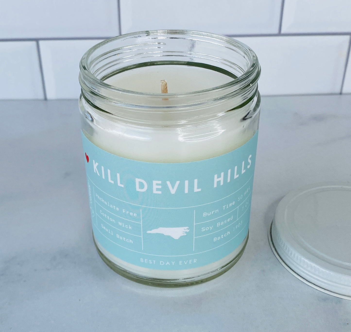 Kill Devil Hills, Outer Banks, NC Candle