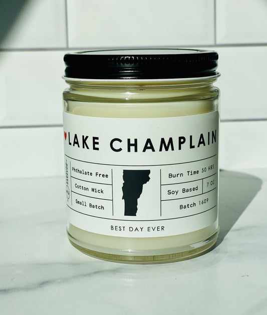 Lake Champlain, VT Candle